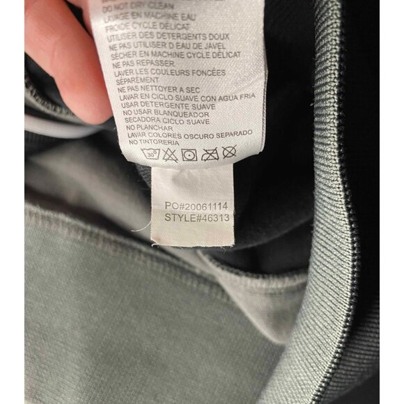 Fox Racing Track Attack Jacket Black Gray Stripe Logo Full Zip MX BMX Mens L - Picture 4 of 7